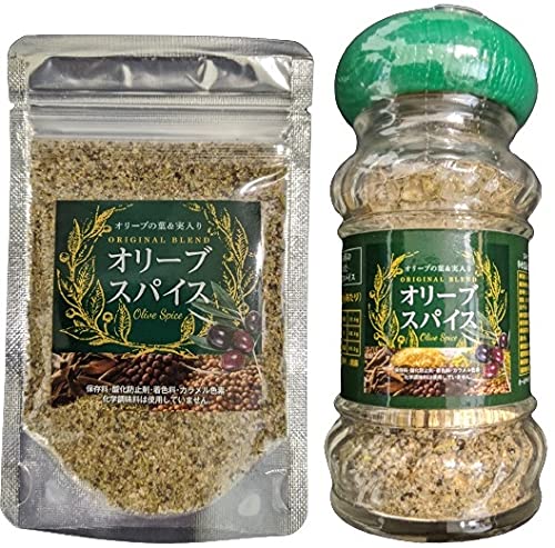 Amazon | オリーブアカデミー オリーブスパイス 40g ビン入り&袋入り